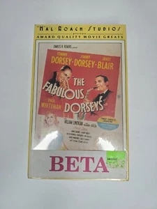 The Fabulous Dorseys BETAMAX Format Brand New Sealed Tommy & Jimmy Dorsey - Picture 1 of 5