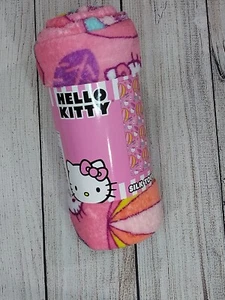 SANRIO HELLO KITTY PLÜSCHDECKE 40"" x 50"" SEIDE BERÜHRUNGSWURF - Bild 1 von 4