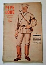 RARE Pipe Lore Magazine May 1942 Wally Frank Soldier Cover
