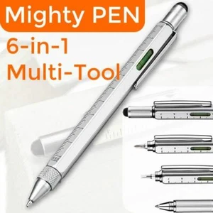 6-in-1 multi-tool pen, stylus, level, screwdriver, level, ruler & multi-tool - Picture 1 of 11