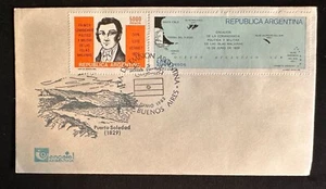 CM) 1982. ARGENTINA. DON LUIS VERNET. FALKLAND ISLANDS. FDC. PUERTO SOLEDAD. XF - Picture 1 of 1