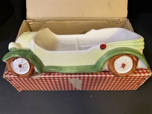 Childrens Vintage Lunch Plate with Box, Car Style - Picture 1 of 12