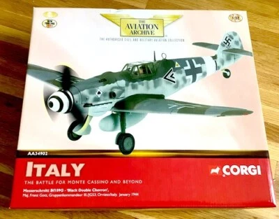 Corgi AA34902 1/32 Messerschmitt Bf109G Black Chevron w/ COA - Ships USA - Image 1 of 4