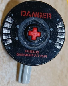 LEGO Technic DANGER Field Generator Sign with Axel Sticker Disc 3x3 5974 - Picture 1 of 1