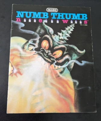 IMAGIC NUMB THUMB NEWS Club Magazine Premier Issue Volume 1 1982 VINTAGE ATARI - Image 1 of 3