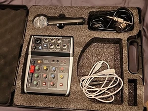 Phenyx Pro PTX-10 Audio Interface Mixer USB 4 Channel 4 Input 3 Band EQ W/ Mic - Picture 1 of 4