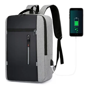 17" Water Resistant Laptop Backpack for Work, School Travel with USB Support - Picture 1 of 12