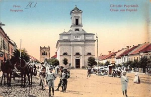 SLOVENSKÁ Rep. Slovakia - POPRAD - Main square - Picture 1 of 2