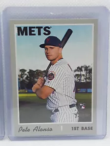 Pete Alonso 2019 Topps Heritage hohe Zahl - Rookie RC #519 - New York Mets - Bild 1 von 2