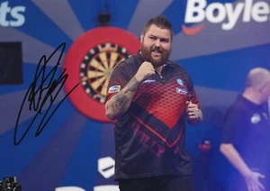 Darts - Michael Smith - Hand Signed 12x8 Inch Photograph - COA - Picture 1 of 1