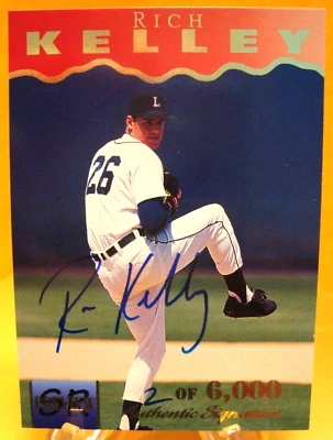 1995 Signature Rookies SR Preview RICH KELLEY #15 Autograph /6000 Detroit Tigers - Image 1 of 2