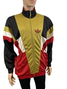 Vintage Adidas 90s Track Jacket Men's L Back Team Embroidered Logo - Picture 1 of 12