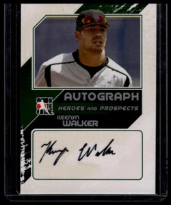 2011 In The Game Heroes & Prospects Keenyn Walker Auto Silver - Picture 1 of 2