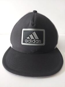 Adidas Golf, Gray & Black Cap / Hat Adjustable One Size Fits Most Wide Brim Hat.