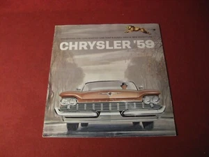 Folleto de ventas de Chrysler Prestige 1959 - original - Imagen 1 de 3