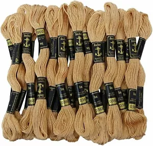 Anchor Threads Cross Stitch Sewing Stranded Cotton Thread Hand Embroidery Beige - Picture 1 of 5