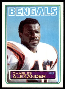 1983 Topps Charles Alexander B Football Cards #231