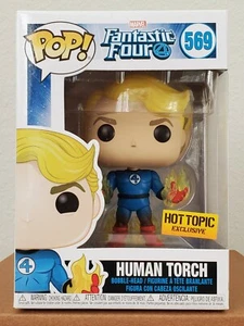 Funko Pop! Fantastic Four HUMAN TORCH Hot Topic Exclusive - Bild 1 von 6