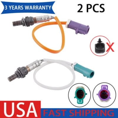 2pcs Oxygen Sensor Upstream+Downstream Sensor For 2011-2019 Ford Fiesta 1.6L l4 - Image 1 of 4