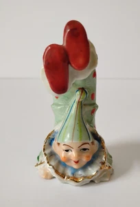 Vintage 1940er UCAGCO besetztes Japan handbemalte Keramik Clown 3,5" Figur - Bild 1 von 10