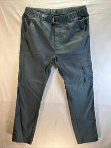 Pantalones cargo de senderismo Prana elásticos Zion para hombre talla L elásticos azul/verde azulado - Imagen 1 de 22