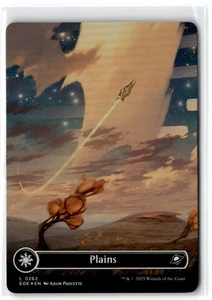 2025 Edge of Eternities Plains #262 Expansion/Common Boarderless Foil - Picture 1 of 2