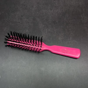 Vintage Goody Hair Brush Nylon Bristles Hot Pink USA Approx 7.5" 6 Rows - Picture 1 of 18