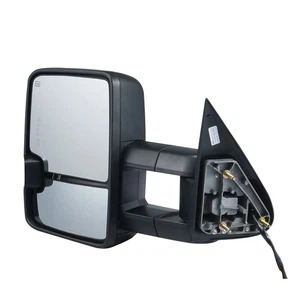 Towing Mirrors, Left & Right Pair Set for Chevrolet Silverado (2014-2019)/GMC, P - Picture 1 of 2