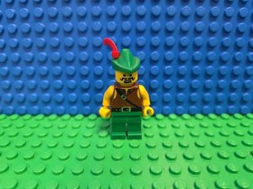 Lego Forestman 1 Minifigure cas004 Dark Forest Fortress Castle 6079 CMF Lot Rare