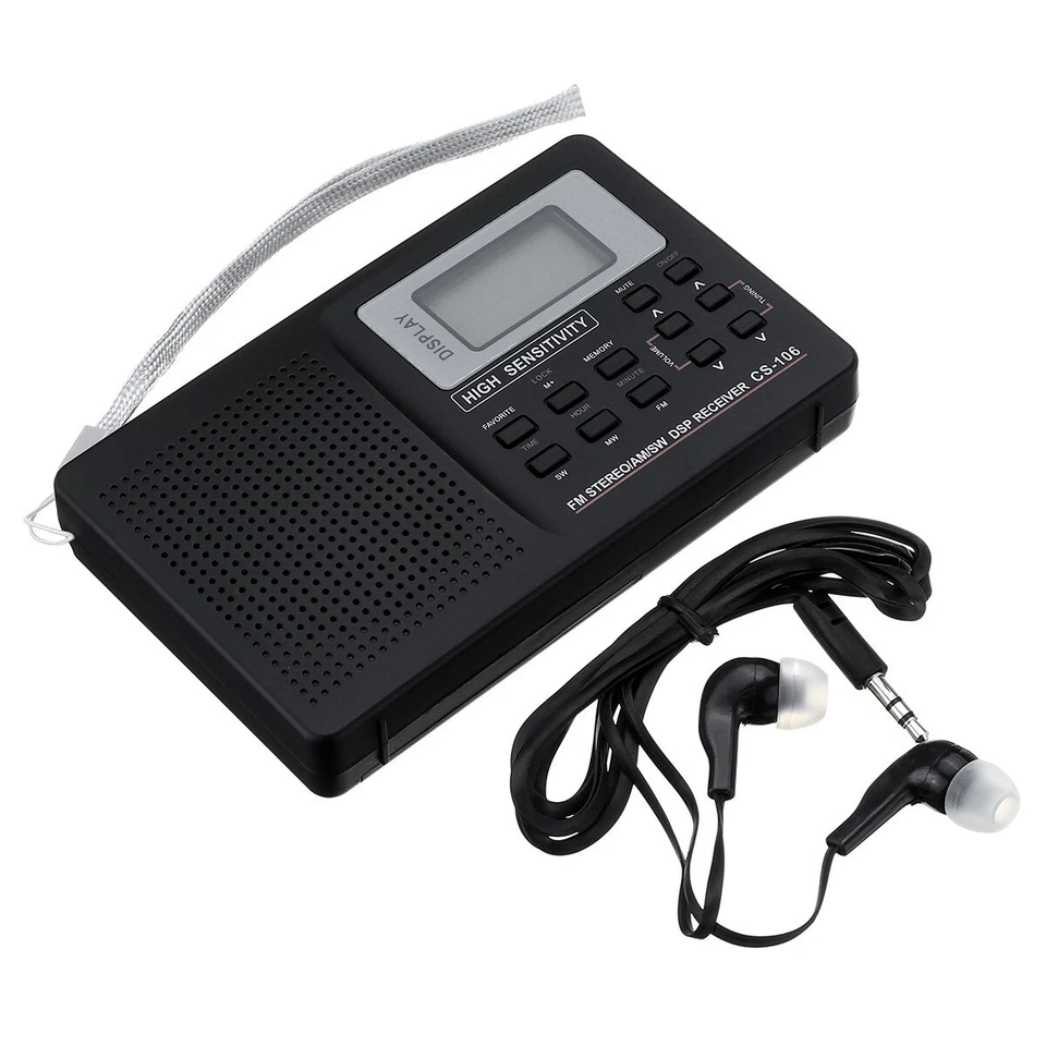 Digital World Vollfrequenz Radio Stereo Receiver FM/AM/SW/MW/LW mit Kopfhörer - Bild 1 von 4