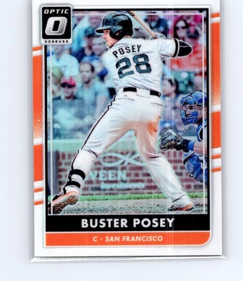 2016 Donruss Optic Holo Prizm Buster Posey #155 - Image 1 of 2