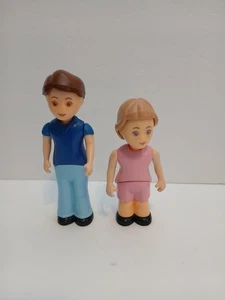 Figuras vintage de casa de muñecas Little Tikes padre e hija - Imagen 1 de 4