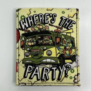 TMNT Where’s The Party? Teenage Mutant Ninja Turtle Pizza Wallet Good Condition - Picture 1 of 5