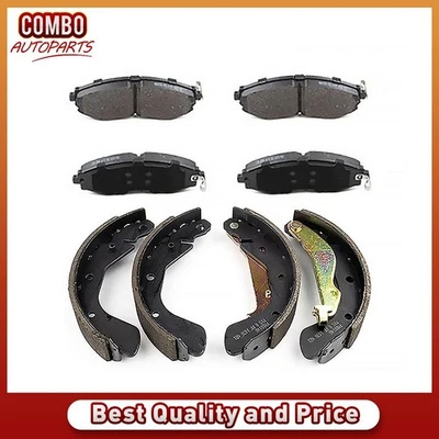 Pastillas de freno delanteras y traseras zapatas de tambor para Chevrolet Aveo 2004-2018 Foto 1 de 4