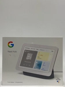 NEW GOOGLE NEST HUB 2ND GEN 7" SMART HOME DISPLAY (GUIK2) (UD3040356) - Picture 1 of 3