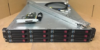 HP D2600 6G SAS Storage Array | 36TB SATA Storage | Rack Rails AJ940A 628059-B21 - Image 1 of 2