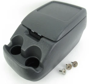 FORD BRONCO F150 F250 F350 CENTER CONSOLE STORAGE CUP HOLDER GRAY 1992-1996 - Picture 1 of 15