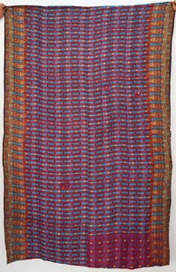Mantas de ropa de cama Kantha vintage indias hechas a mano de muy alta calidad - Imagen 1 de 3