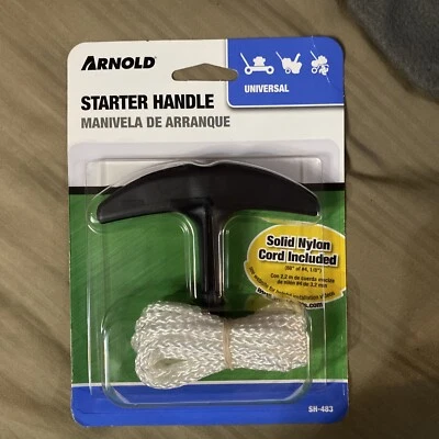 Arnold Mango de Arranque de Repuesto con Cable de Nylon Universal Equipo Exterior Foto 1 de 2
