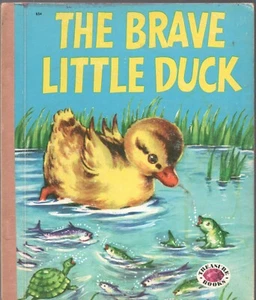 THE BRAVE LITTLE DUCK by FLEUR CONKLING Treasure Books 1953 Hardcover #854 - Picture 1 of 2