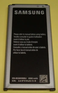 ORIGINAL BATTERY SAMSUNG EB-BG900BBE GALAXY S5 DUOS SM-G9008W SM-G900F SM-G900MD - Picture 1 of 3