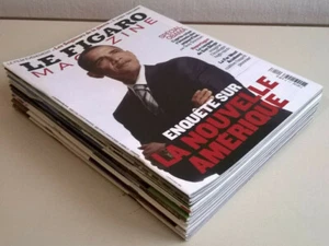 LE FIGARO MAGAZINE - Années 2009 à 2010 : 12 numéros - Etat Collector - Picture 1 of 7