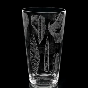 PREHISTORIC STONES + BONES Pint Glass - Picture 1 of 6