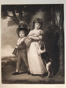 Portrait of the vernon children (after George Romney) - Picture 1 of 3