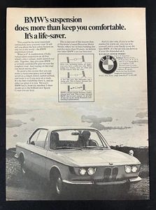 1969 1970 BMW BMW suspension vintage magazine ad - Picture 1 of 1