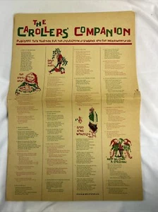 Juego de 8 canciones navideñas de The Caroller's Companion 1960 de Amsco - Imagen 1 de 9