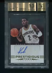 2012-13 Panini Prestige Kyrie Irving Prestigious Picks Signatures Auto BSG 9.5 - Bild 1 von 2