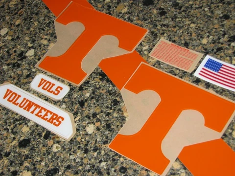 TENNESSEE VOLUNTEERS Football Helmet Decal Set FULL Size 3M 20MIL Cover