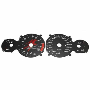 Suzuki GSX 1300R Hayabusa 2008-2011 MPH Aftermarket Black Gauge Faces - Foto 1 di 1
