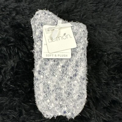Lemon 2 Pack Women's One Size Socks Super Soft - Grey/ Brown - Image 1 of 3